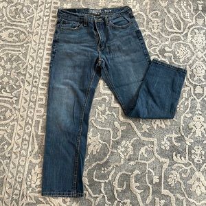 Men’s Levi Strauss “athletic” jeans.